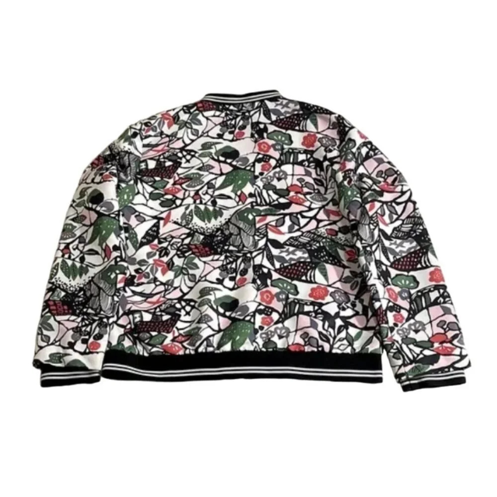 Ted Baker Women's Colour By Numbers Toledy Zip Front Bomber Jacket size 4 - Picture 3 of 11